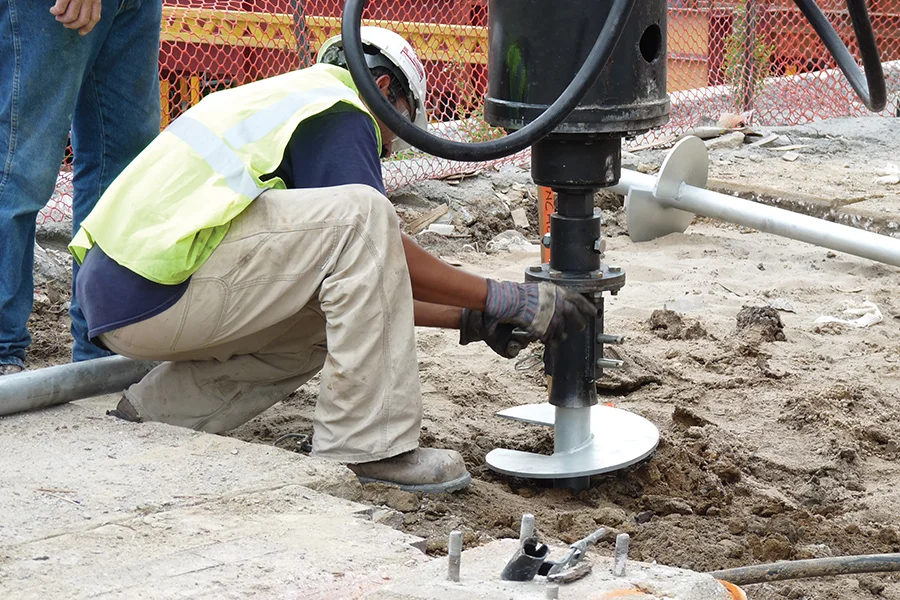 Helical Pier Installation in Texarkana, TX