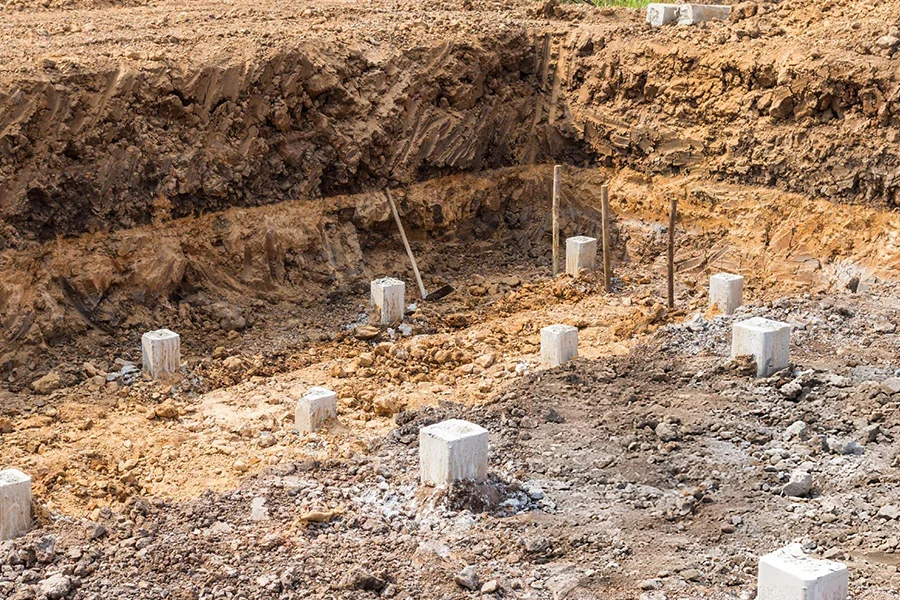 Pre-Construction Pier Installation in Texarkana, TX